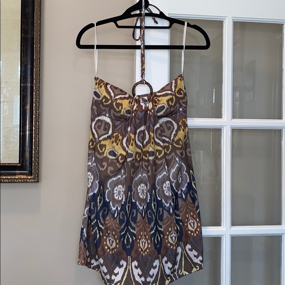 Halter top with front detail- new never worn